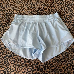 lululemon light blue shorts